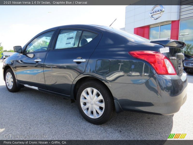 Graphite Blue / Charcoal 2015 Nissan Versa 1.6 SV Sedan