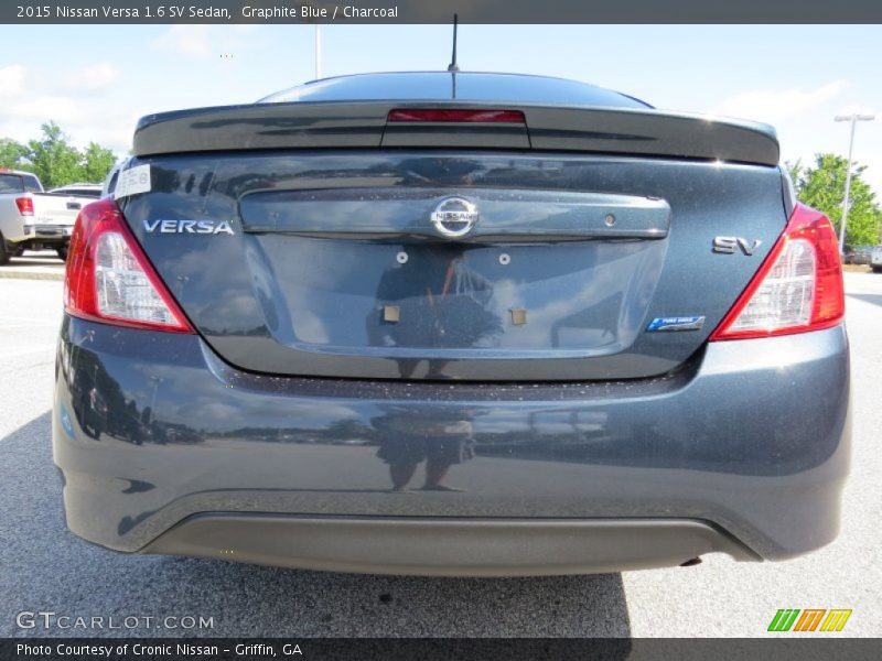 Graphite Blue / Charcoal 2015 Nissan Versa 1.6 SV Sedan