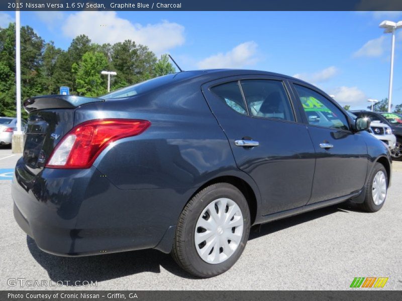 Graphite Blue / Charcoal 2015 Nissan Versa 1.6 SV Sedan