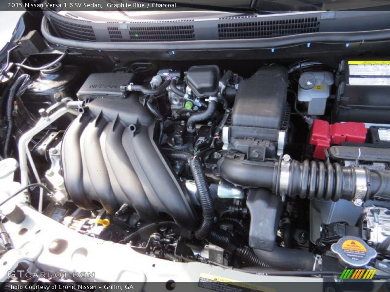 Graphite Blue / Charcoal 2015 Nissan Versa 1.6 SV Sedan