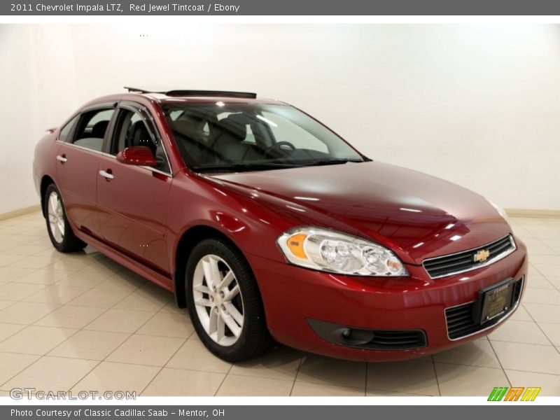 Red Jewel Tintcoat / Ebony 2011 Chevrolet Impala LTZ