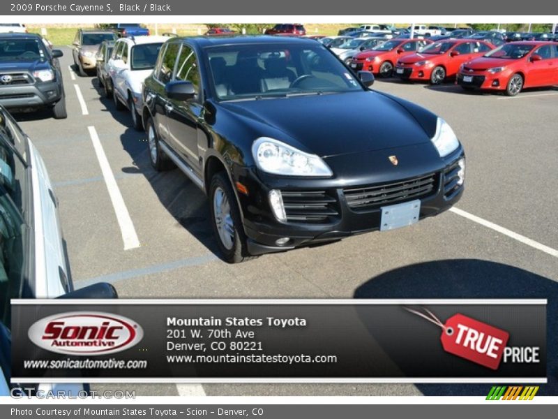 Black / Black 2009 Porsche Cayenne S