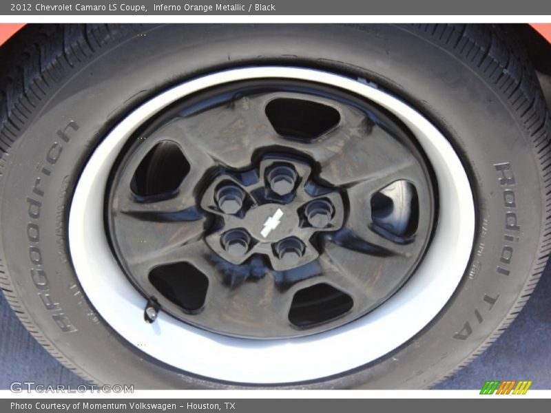 Inferno Orange Metallic / Black 2012 Chevrolet Camaro LS Coupe
