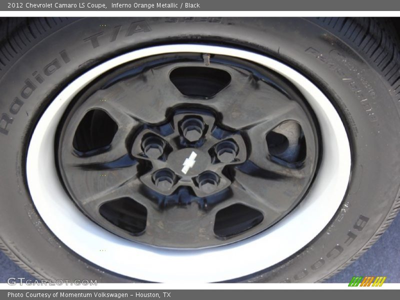Inferno Orange Metallic / Black 2012 Chevrolet Camaro LS Coupe