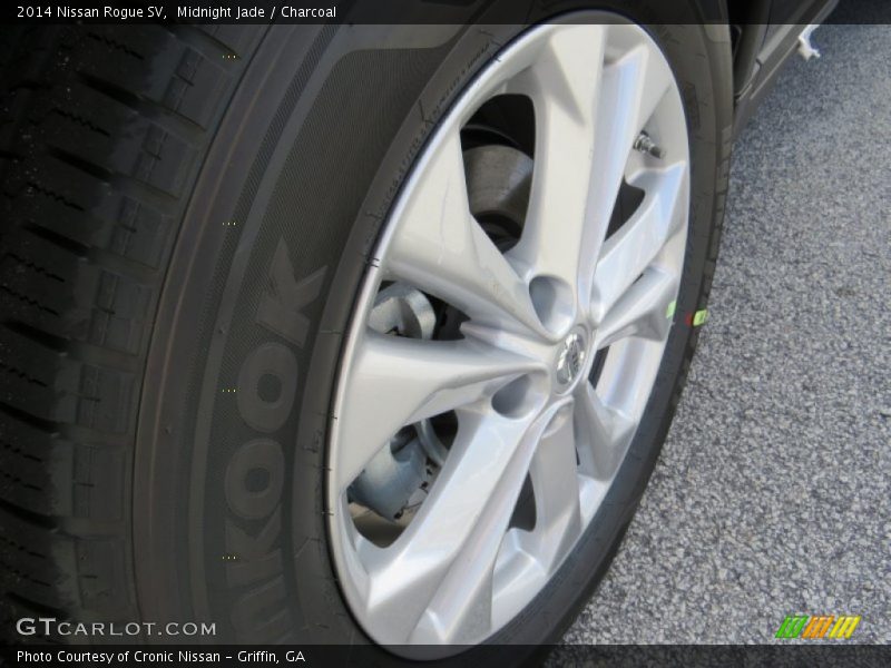 Midnight Jade / Charcoal 2014 Nissan Rogue SV