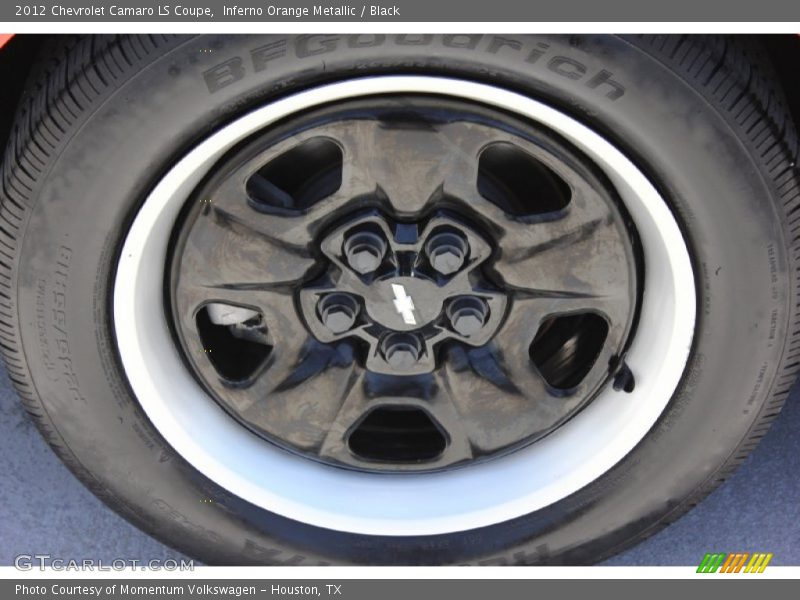 Inferno Orange Metallic / Black 2012 Chevrolet Camaro LS Coupe