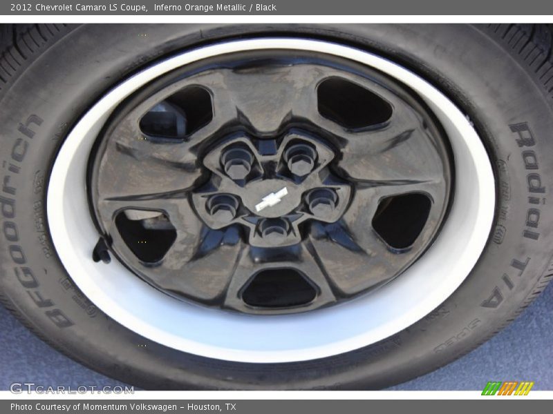 Inferno Orange Metallic / Black 2012 Chevrolet Camaro LS Coupe