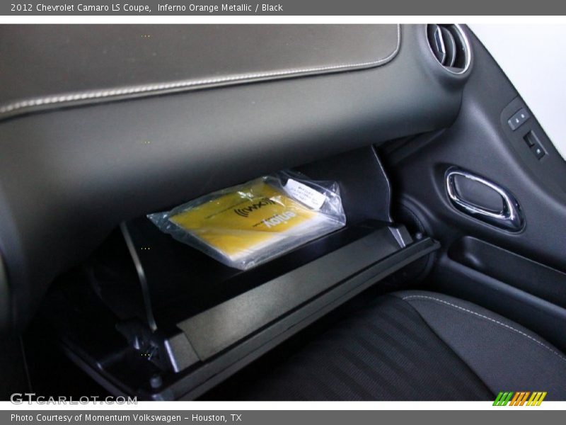 Inferno Orange Metallic / Black 2012 Chevrolet Camaro LS Coupe