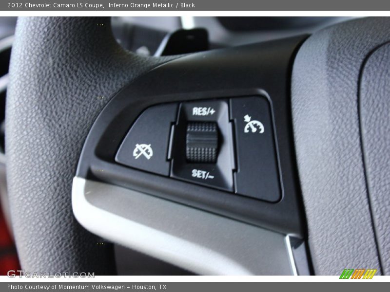 Inferno Orange Metallic / Black 2012 Chevrolet Camaro LS Coupe