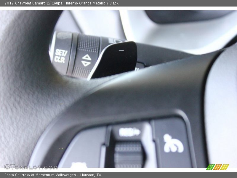 Inferno Orange Metallic / Black 2012 Chevrolet Camaro LS Coupe