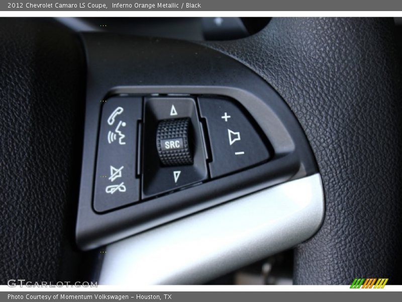 Inferno Orange Metallic / Black 2012 Chevrolet Camaro LS Coupe