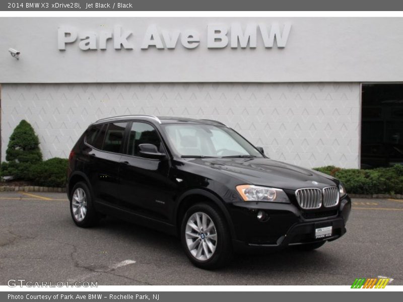 Jet Black / Black 2014 BMW X3 xDrive28i