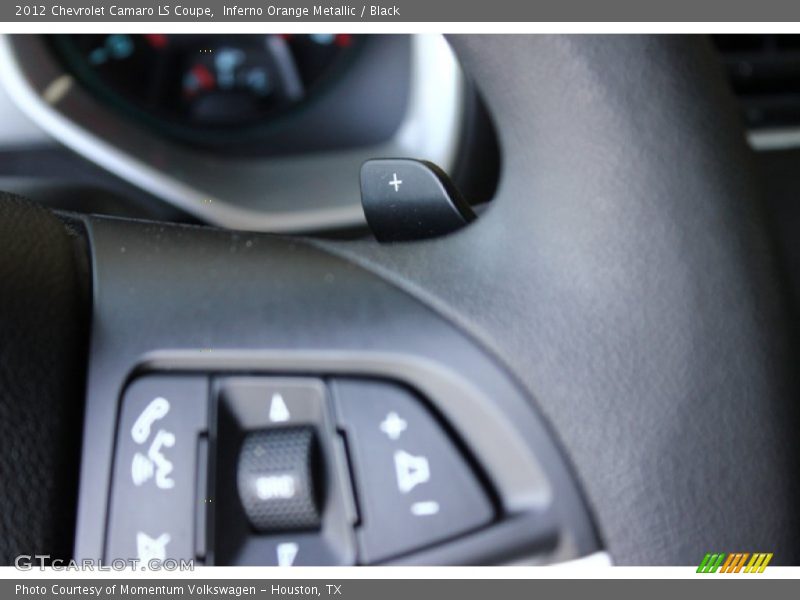 Inferno Orange Metallic / Black 2012 Chevrolet Camaro LS Coupe