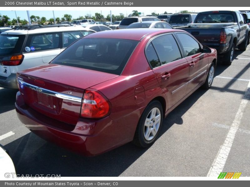 Sport Red Metallic / Cashmere Beige 2006 Chevrolet Malibu LT Sedan