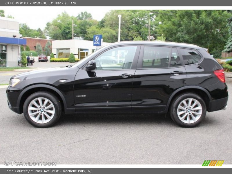 Jet Black / Black 2014 BMW X3 xDrive28i
