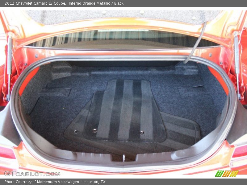 Inferno Orange Metallic / Black 2012 Chevrolet Camaro LS Coupe