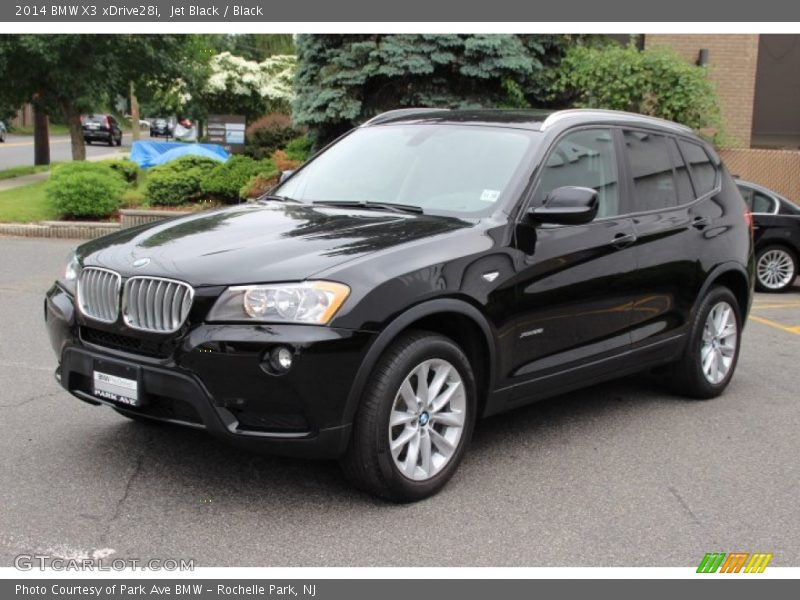 Jet Black / Black 2014 BMW X3 xDrive28i