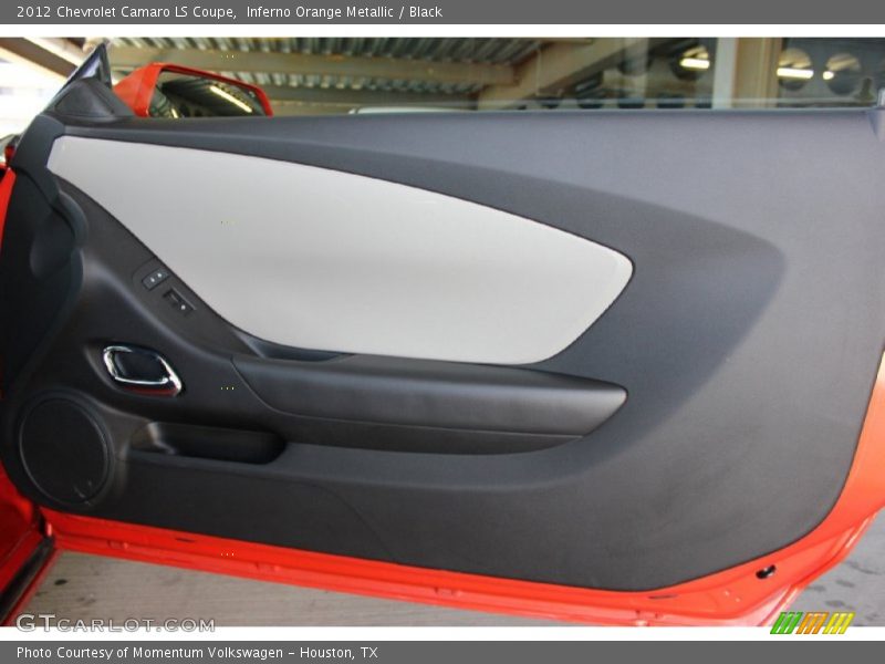 Inferno Orange Metallic / Black 2012 Chevrolet Camaro LS Coupe