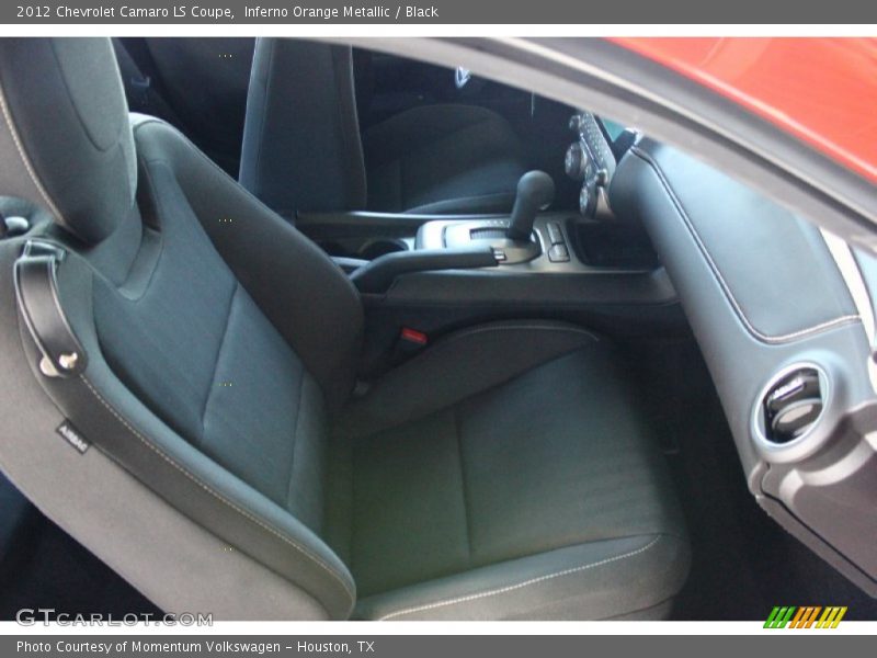 Inferno Orange Metallic / Black 2012 Chevrolet Camaro LS Coupe