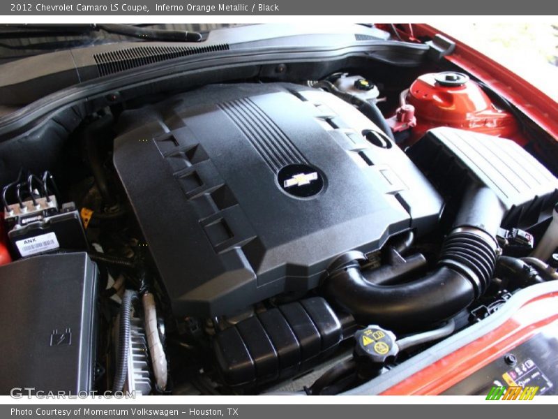 Inferno Orange Metallic / Black 2012 Chevrolet Camaro LS Coupe