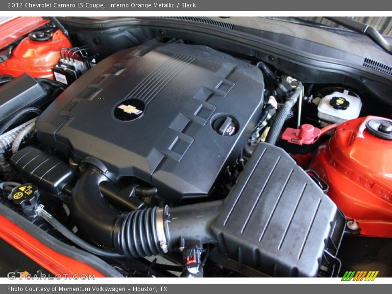 Inferno Orange Metallic / Black 2012 Chevrolet Camaro LS Coupe