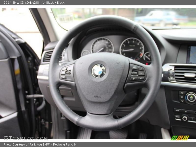 Jet Black / Black 2014 BMW X3 xDrive28i