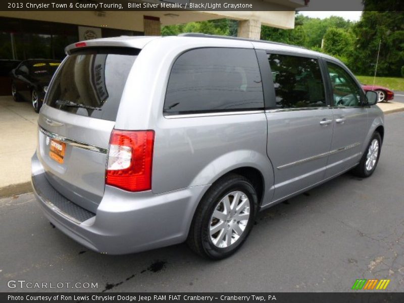 Billet Silver Metallic / Black/Light Graystone 2013 Chrysler Town & Country Touring