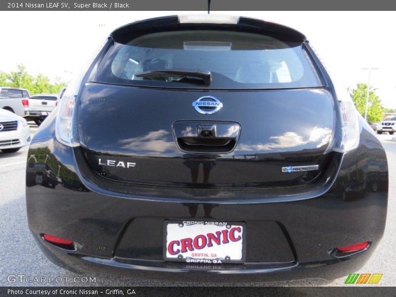 Super Black / Black 2014 Nissan LEAF SV