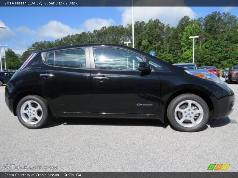 Super Black / Black 2014 Nissan LEAF SV