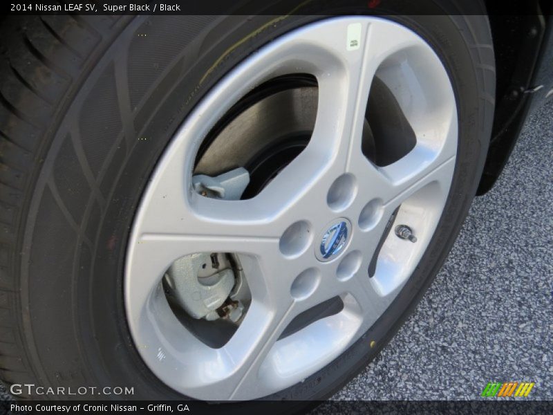 Super Black / Black 2014 Nissan LEAF SV