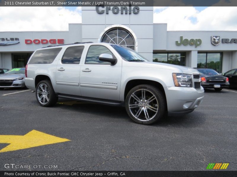 Sheer Silver Metallic / Light Titanium/Dark Titanium 2011 Chevrolet Suburban LT