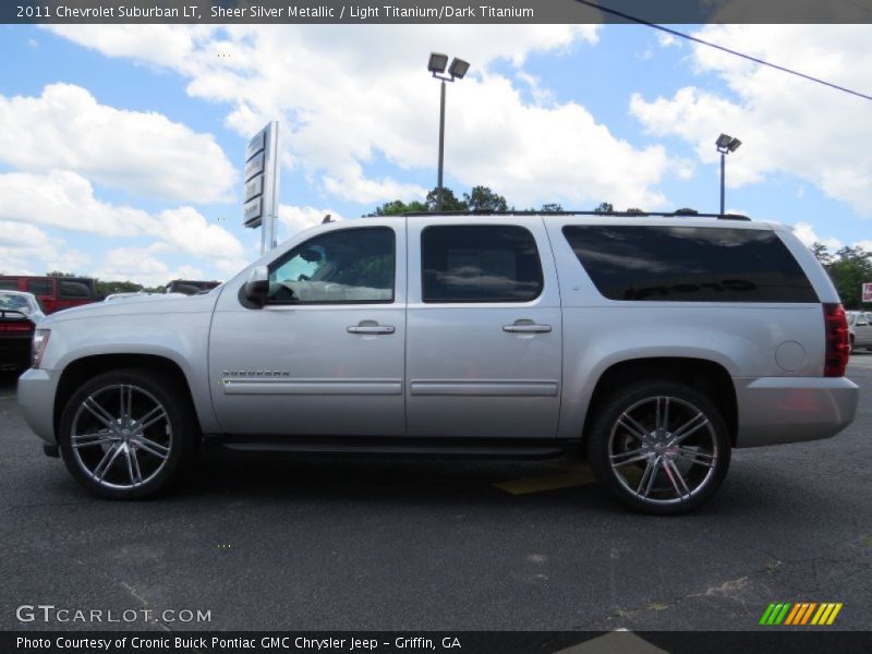 Sheer Silver Metallic / Light Titanium/Dark Titanium 2011 Chevrolet Suburban LT