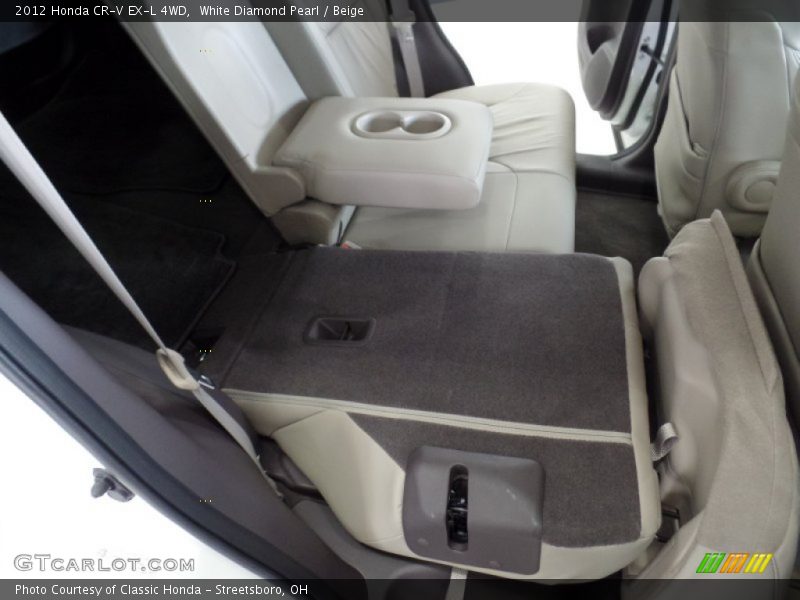 White Diamond Pearl / Beige 2012 Honda CR-V EX-L 4WD
