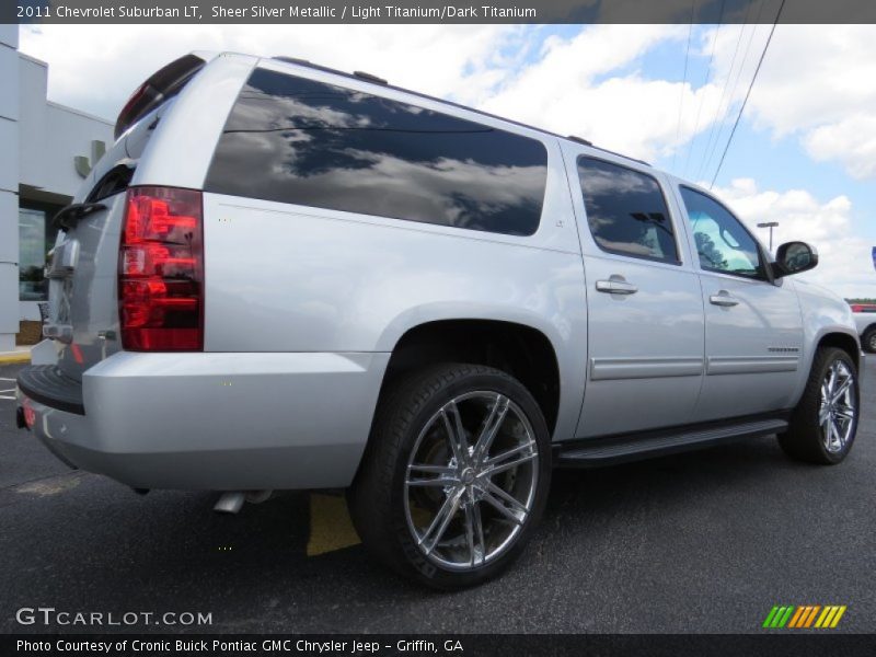 Sheer Silver Metallic / Light Titanium/Dark Titanium 2011 Chevrolet Suburban LT
