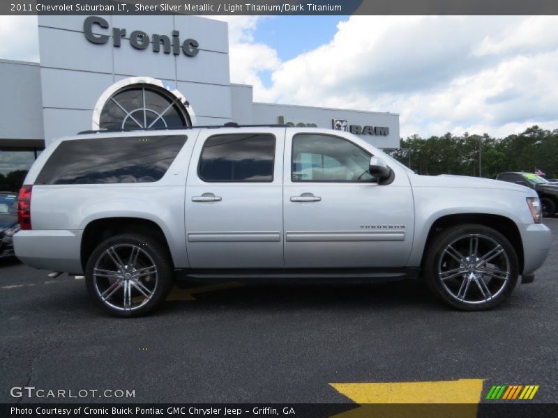 Sheer Silver Metallic / Light Titanium/Dark Titanium 2011 Chevrolet Suburban LT