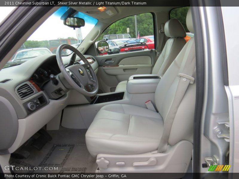 Sheer Silver Metallic / Light Titanium/Dark Titanium 2011 Chevrolet Suburban LT
