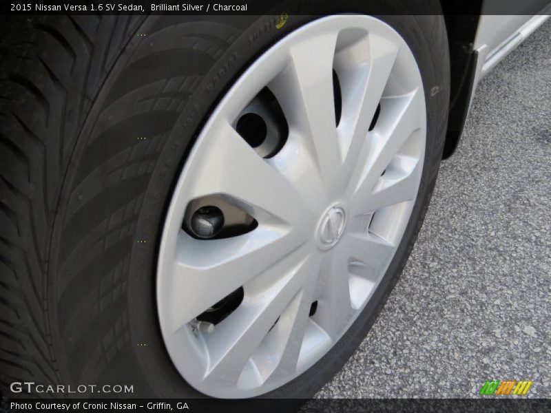 Brilliant Silver / Charcoal 2015 Nissan Versa 1.6 SV Sedan
