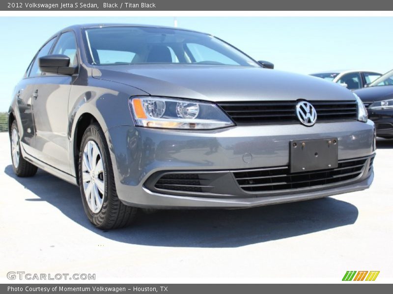 Black / Titan Black 2012 Volkswagen Jetta S Sedan