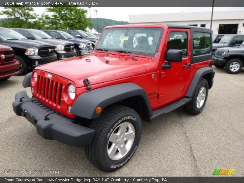 Flame Red / Black 2014 Jeep Wrangler Sport S 4x4