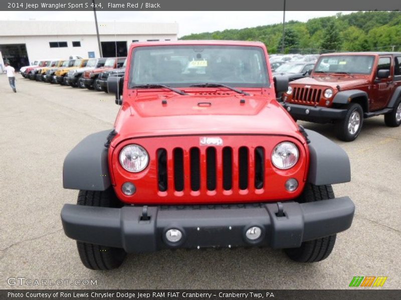 Flame Red / Black 2014 Jeep Wrangler Sport S 4x4