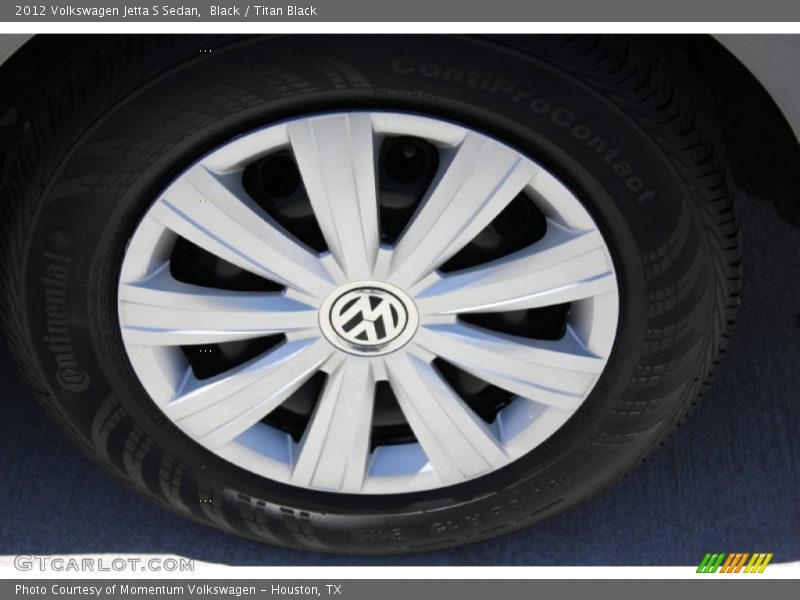 Black / Titan Black 2012 Volkswagen Jetta S Sedan