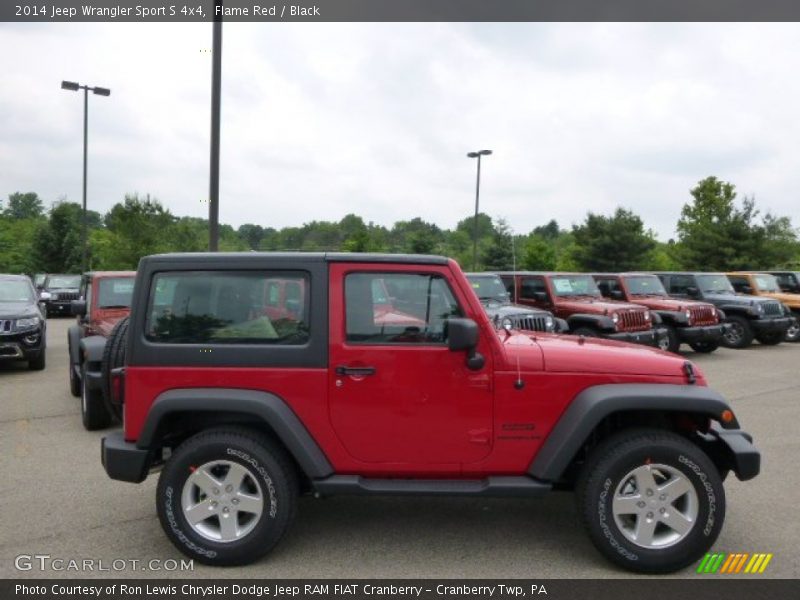 Flame Red / Black 2014 Jeep Wrangler Sport S 4x4