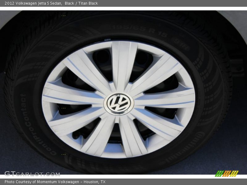 Black / Titan Black 2012 Volkswagen Jetta S Sedan