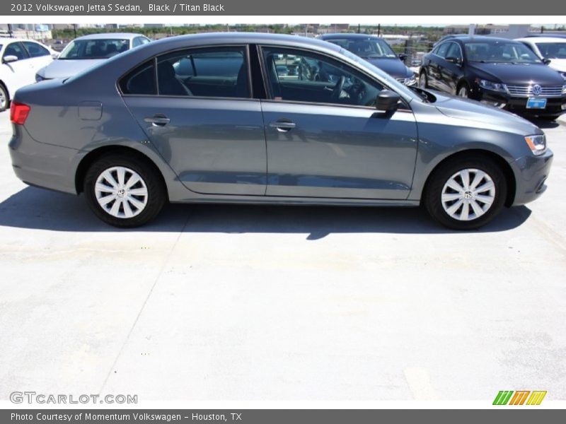 Black / Titan Black 2012 Volkswagen Jetta S Sedan