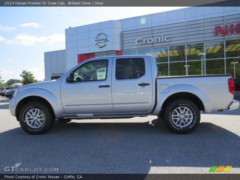 Brilliant Silver / Steel 2014 Nissan Frontier SV Crew Cab