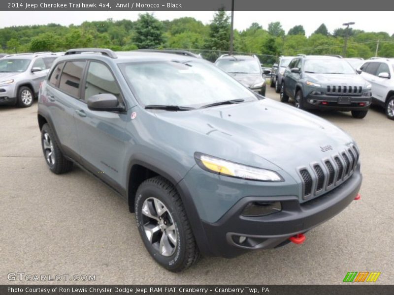 Anvil / Morocco - Black 2014 Jeep Cherokee Trailhawk 4x4