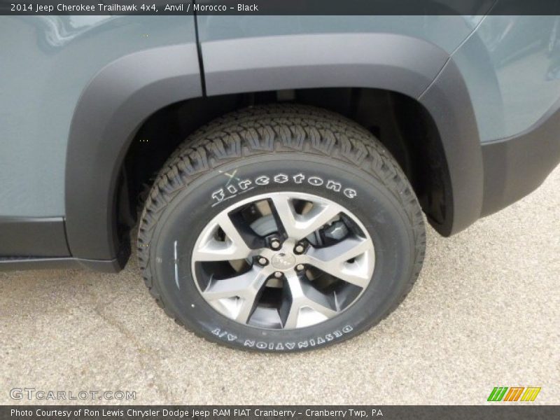Anvil / Morocco - Black 2014 Jeep Cherokee Trailhawk 4x4