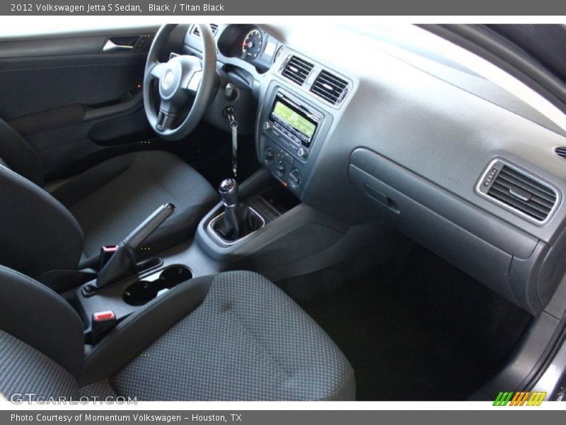 Black / Titan Black 2012 Volkswagen Jetta S Sedan