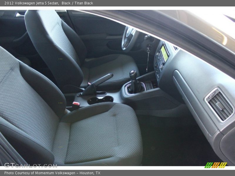 Black / Titan Black 2012 Volkswagen Jetta S Sedan