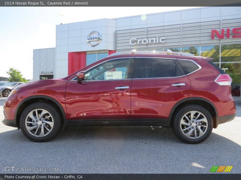 Cayenne Red / Almond 2014 Nissan Rogue SL